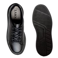 Sapatenis Casual Masculino Laroche Toquio em Couro - Preto