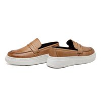 Slip On Loafer Masculino Laroche Toquio em Couro - Areia