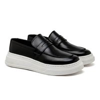 Slip On Loafer Masculino Laroche Toquio em Couro - Preto
