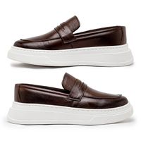 Slip On Loafer Masculino Laroche Toquio em Couro - Café
