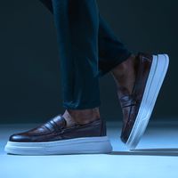 Slip On Loafer Masculino Laroche Toquio em Couro - Café