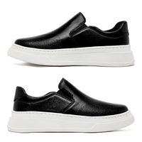 Slip On Masculino Laroche Toquio em Couro - Preto