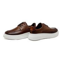 Sapatenis Casual Masculino Laroche Toquio em Couro - Chocolate