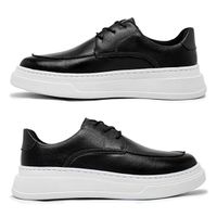Sapatenis Casual Masculino Laroche Toquio em Couro - Preto