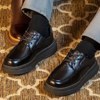 Sapatenis Casual Masculino Laroche Toquio em Couro - Preto