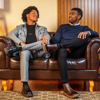 Sapatenis Casual Masculino Laroche Toquio em Couro - Preto