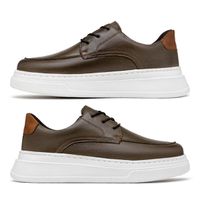 Sapatenis Casual Masculino Laroche Toquio em Couro - Oliva E L