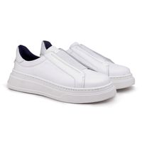 Sapatenis Casual Masculino Laroche Toquio em Couro - Branco