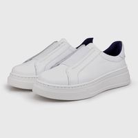 Sapatenis Casual Masculino Laroche Toquio em Couro - Branco