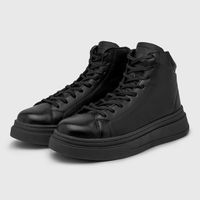 Sapatenis Casual Laroche Toquio em Couro - Preto