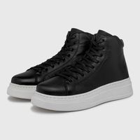 Sapatenis Casual Laroche Toquio em Couro - Preto