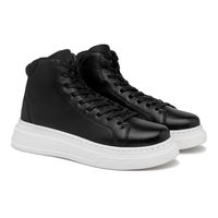 Sapatenis Casual Laroche Toquio em Couro - Preto
