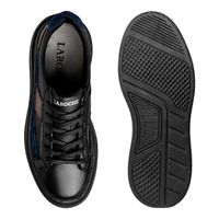 Tenis Casual Masculino Toquio Colors em Couro - Preto