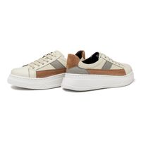 Tenis Casual Masculino Toquio Colors em Couro - Neve
