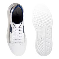 Tenis Casual Masculino Toquio Colors em Couro - Branco