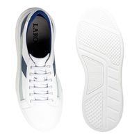 Tenis Casual Masculino Toquio Colors em Couro - Branco