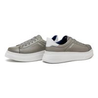 Sapatenis Casual Masculino Toquio em Couro - Silver