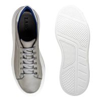 Sapatenis Casual Masculino Toquio em Couro - Silver