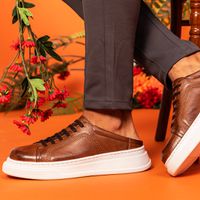 Mule Masculino Laroche Toquio em Couro - Chocolate