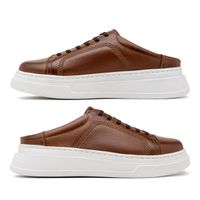 Mule Masculino Laroche Toquio em Couro - Chocolate