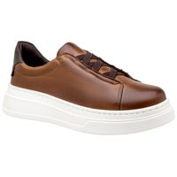 Sapatenis Casual Masculino Laroche Toquio em Couro - Chocolate