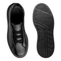 Sapatenis Casual Masculino Laroche Toquio em Couro - Preto
