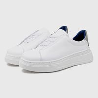 Sapatenis Casual Masculino Laroche Toquio em Couro - Branco