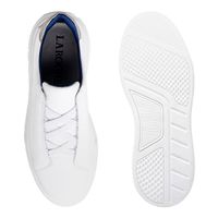 Sapatenis Casual Masculino Laroche Toquio em Couro - Branco