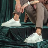 Sapatenis Casual Masculino Laroche Toquio em Couro - Branco
