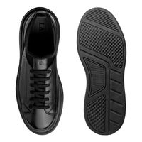 Sapatenis Casual Masculino Laroche Toquio em Couro - Preto