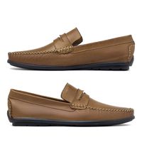 Mocassim Masculino Laroche Viena em Couro - Whisky E L