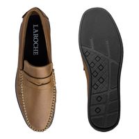 Mocassim Masculino Laroche Viena em Couro - Whisky E L