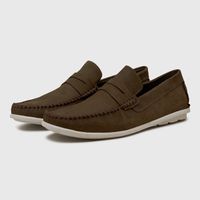 Mocassim Masculino Laroche Viena em Couro - Chocolate E L