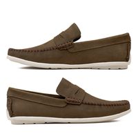 Mocassim Masculino Laroche Viena em Couro - Chocolate E L