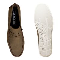 Mocassim Masculino Laroche Viena em Couro - Chocolate E L