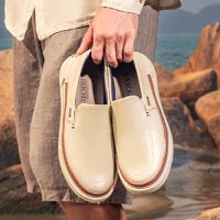 Slip On Iate Masculino Titanium em Couro - Neve