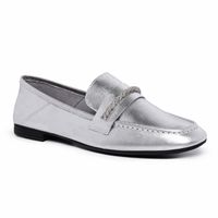 Mocassim Loafer Cristal Feminino Comfort em Couro ... - SAPATOTERAPIA