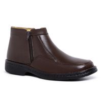 Bota Masculina Leve com Zíper Sapatoterapia Vicenz... - SAPATOTERAPIA