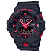 Relógio G-Shock Digital Preto e Vermelho Pulseira de Resina ... - MICHELETTI JOIAS