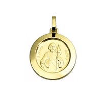 Pingente Medalha São Judas Tadeu em Ouro 18K - 286/356 - MICHELETTI JOIAS