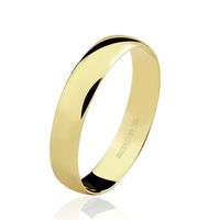 Aliança Unitária em Ouro 18K Tradicional 4mm - 75.0305.2.000... - MICHELETTI JOIAS