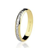 Aliança de Ouro 18K Bicolor Bodas de Prata - 75.0125.4.000 - MICHELETTI JOIAS