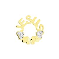 Pingente Mandala Mini Jesus de Ouro 18K - MI18007 - MICHELETTI JOIAS