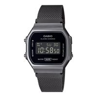 Relógio Casio Digital Preto Pulseira Esteira A168WEMB-1B - A... - MICHELETTI JOIAS