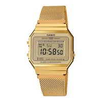 Relógio Casio Vintage Dourado Pulseira Esteira A700WMG-9ADF ... - MICHELETTI JOIAS