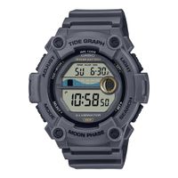 Relógio Casio Digital Cinza Pulseira Borracha WS-1300H-8AV -... - MICHELETTI JOIAS