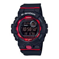 Relógio G-Shock Digital Preto Detalhes Vermelhos GBD-800-1DR... - MICHELETTI JOIAS