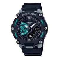 Relógio G-Shock AnaDigi Série GA-2200 Preto com Turquesa - G... - MICHELETTI JOIAS