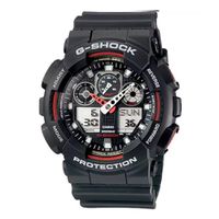 Relogio G-Shock Masculino AnaDigi GA-100-1A4DR - GA-100-1A4D - MICHELETTI JOIAS