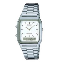 Relógio Casio Edgy Collection Ana-Digi Mostrador Branco - AQ... - MICHELETTI JOIAS